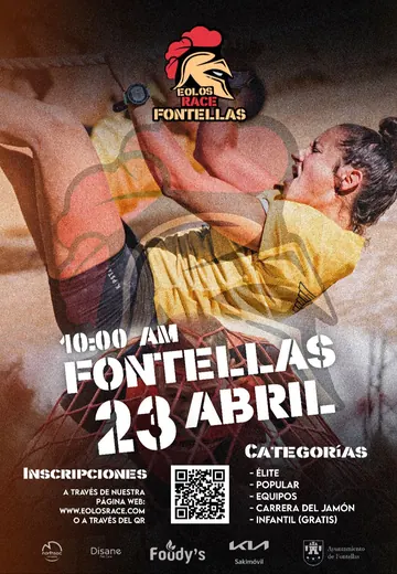 Cartel oficial de Eolos Race Fontellas 2023