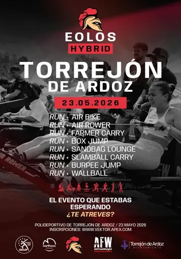 Cartel oficial de Torrejón de Ardoz 2026 (23 may 2026 · Hybrid 01)